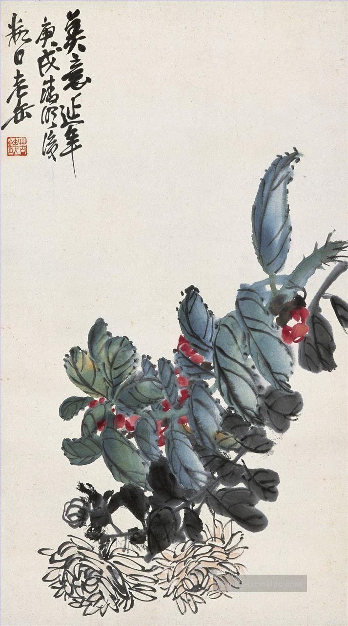 Wu cangshuo für immer alte China Tinte Ölgemälde